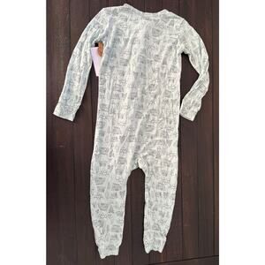 Poppy & Clay Green Zip Bamboo Pajamas Size 24 Months NWT